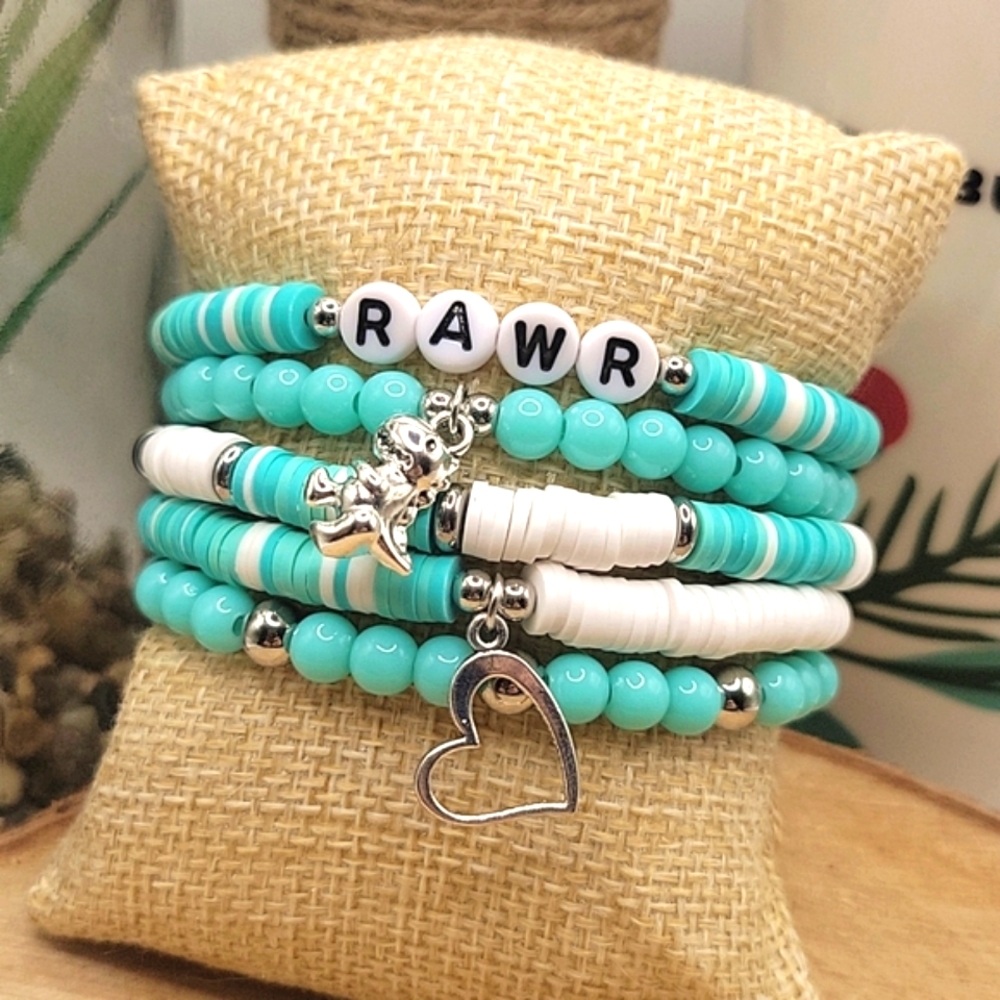 RAWR bracelet set